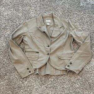 Maurices large/medium Women's khaki jacket